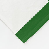 Kerstgroen en bessen familie fleece deken (Hoek)