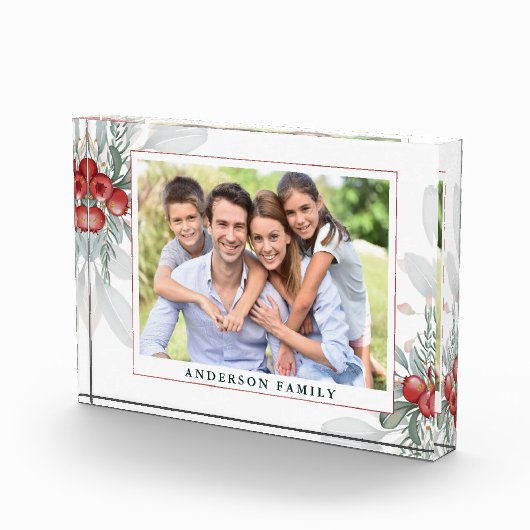 Kerstgroen en bessen Foto (Rechts)