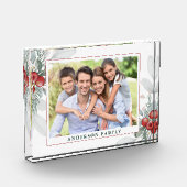 Kerstgroen en bessen Foto (Links)