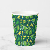 Kerstgroen en gouden boom papieren bekers (Rechts)