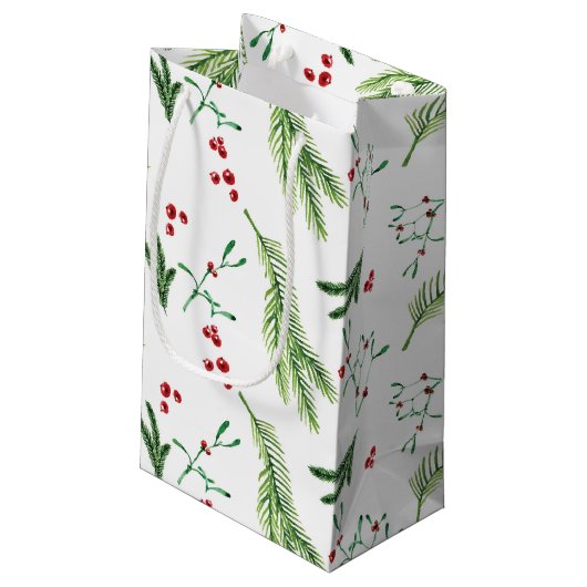 kerstgroen en kleine cadeautas van Berries (Achterkant Gekanteld)