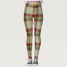 Kerstgroen en rood geruit breipatroon