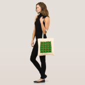 Kerstgroen en rood holly Thunder_Cove Tote Bag (Voorkant (model))