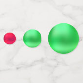 Kerstgroen en Rood Tafelconfetti Confetti (Achterkanten)