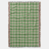 kerstgroen feestfeest met feestdag deken (Voorkant Verticaal)