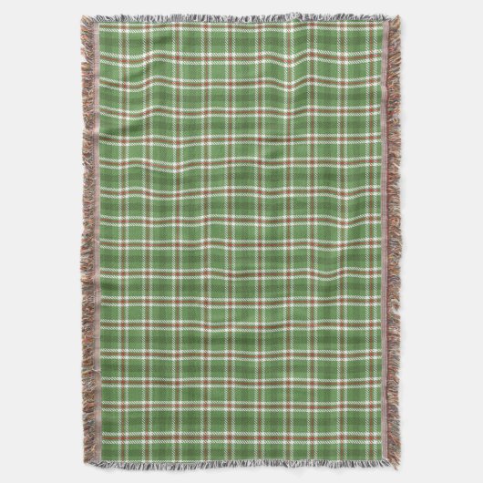 kerstgroen feestfeest met feestdag deken (Voorkant Verticaal)