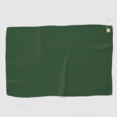 Kerstgroen, Feestgroen, Effengroen, Golfhanddoek (Horizontaal)