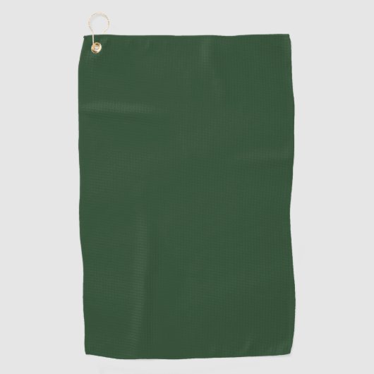 Kerstgroen, Feestgroen, Effengroen, Golfhanddoek (Voorkant)