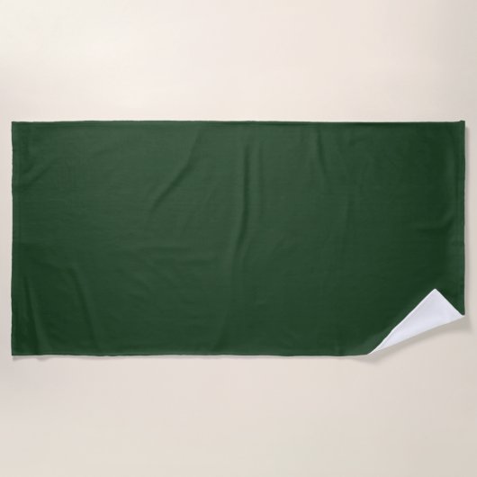 Kerstgroen, Feestgroen, Effengroen, Strandlaken (Voorkant)