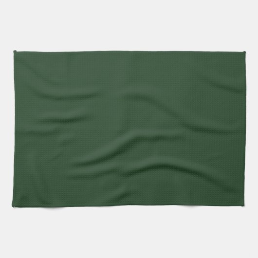 Kerstgroen, Feestgroen, Effengroen, Theedoek (Horizontaal)