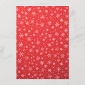 Kerstgroen gebladerte Elegante bruiloft details Informatiekaartje (Achterkant)