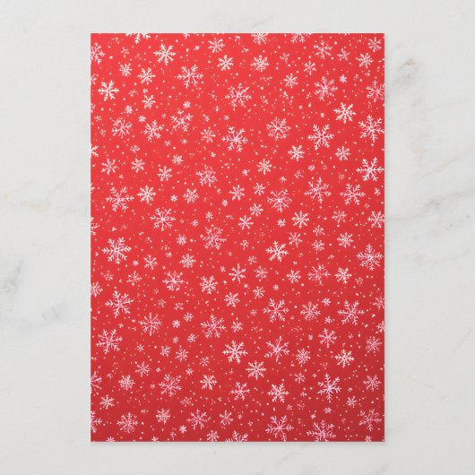 Kerstgroen gebladerte Elegante bruiloft details Informatiekaartje (Achterkant)