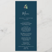 kerstgroen | Menu Navy Wedding (Voorkant)