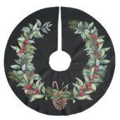 kerstgroen met Pinecone Kerstboom Rok (Voorkant)