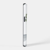 Kerstgroen Misteletoe Persoonlijk Schrift iPhone 15 Case (Rechterkant)