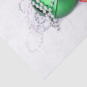 kerstgroen ornament tissuepapier (Detail)