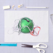 kerstgroen ornament tissuepapier (Craft)