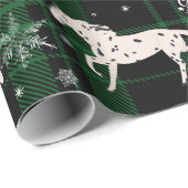 kerstgroen paardenpaard, speciaal gepersonaliseerd cadeaupapier (Rol Hoek)