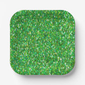 Kerstgroen Papieren Bordje (Voorkant)