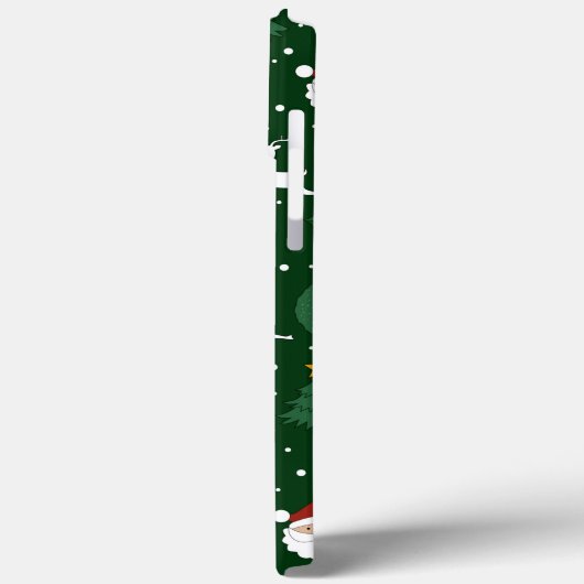 Kerstgroen patroon Case-Mate iPhone case (Achterkant / Links)