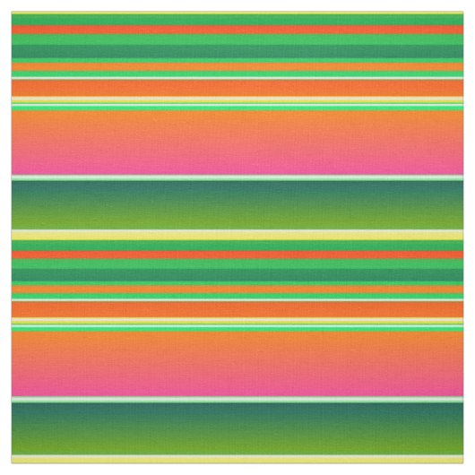 Kerstgroen rood origineel gestreept stof (Swatch)