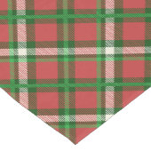 Kerstgroen, rood, wit Pset Tartan Patroon Medium Tafelloper (Hoek)