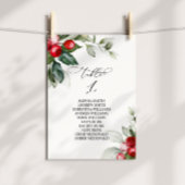 kerstgroen Tabel nummer 1 Kaart