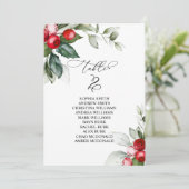 kerstgroen Tabel nummer 2 Kaart (Staand voorkant)