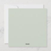 Kerstgroen verhuisbericht feestdagenkaart (Achterkant)