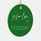 Kerstgroene bijbel Verse keramische sierbloem Keramisch Ornament (Rechts)