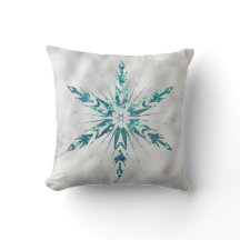 Kerstgroene Blauwgroen sneeuwvlok