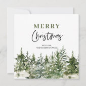 Kerstgroene Boom | Prettig Kerstfeest  (Achterkant)