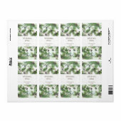 Kerstgroene & dennenappels landwijnetiketten etiket (Full Sheet)