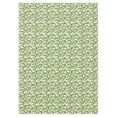 Kerstgroene dennenbladeren, kegels & rode bessen tafelkleed (Voorkant)