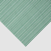 Kerstgroene, eenvoudige strepen tissuepapier (Detail)