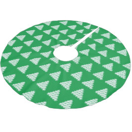 Kerstgroene en witte sneeuwstrobben kerstboom rok