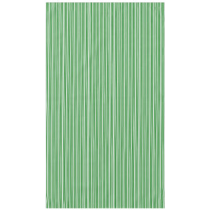 Kerstgroene en witte strepen tafelkleed