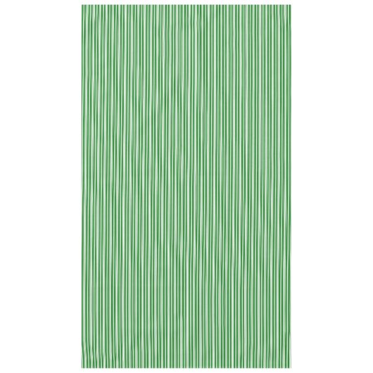 Kerstgroene en witte strepen tafelkleed (Voorkant)