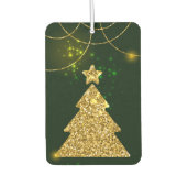 Kerstgroene feestdag luchtverfrisser (Voorkant)