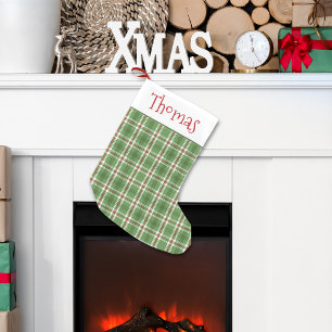 Kerstgroene feestdag Rustic Farmhouse Pset Kleine Kerstsok