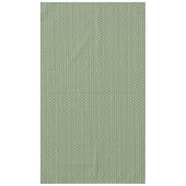 Kerstgroene feestdag Snowflake Elegant Patroon Tafelkleed (Voorkant)