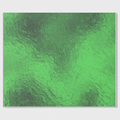 Kerstgroene Folie Cadeaupapier (Vlak)