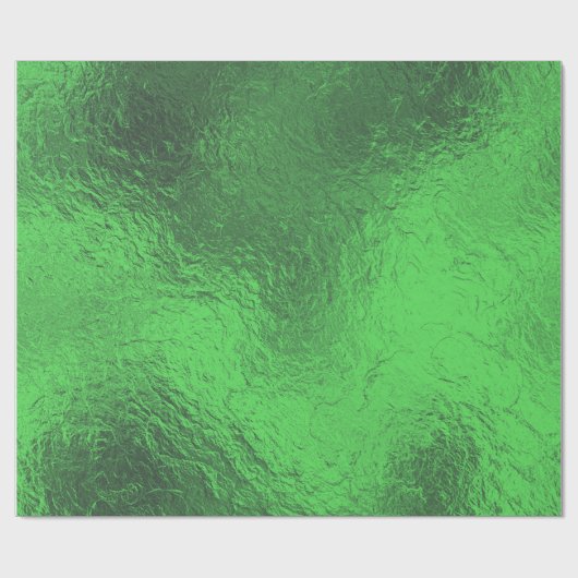 Kerstgroene Folie Cadeaupapier (Vlak)
