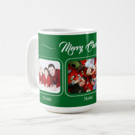 Kerstgroene gezinsmok koffiemok