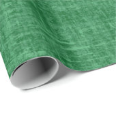 Kerstgroene linnen cadeaupapier (Rol Hoek)