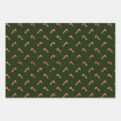 Kerstgroene rode snoeprietelegant inpakpapier vel (Voorkant)