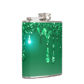 Kerstgroene staart voor volwassenen heupfles (Rechts)