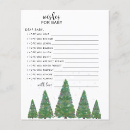 Kerstgroene wensen voor baby