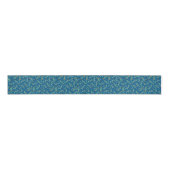 Kerstgroenen met Holly Berries Blue White Grosgrain Lint (Voorkant)