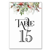 Kerstgroenen op Witte bruiloft Kaart (Voorkant)